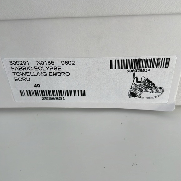 NWT NIB new Stella McCartney Eclypse sneaker trainer white ecru Size IT 40 US 10 - Picture 12 of 14